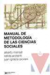 Manual de metodología de las ciencias sociales