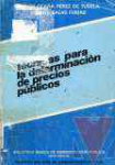 Tcnicas para la determinacin de precios pblicos