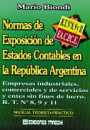 Normas de exposicin de estados contables en la Repblica Argentina