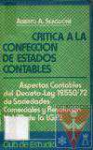 Crtica a la confeccin de estados contables