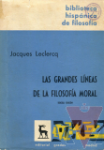 Las grandes lneas de la filosofa moral
