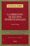 La direccin de equipos internacionales