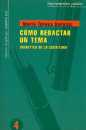 Cmo redactar un tema