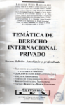 Temtica de Derecho Internacional Privado