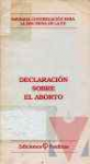 Declaracin sobre el aborto