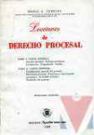 Lecciones de derecho procesal