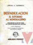Desindexacin el retorno al nominalismo