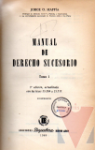 Manual de derecho sucesorio