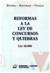 Reformas a la ley de concursos y quiebras