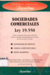 Sociedades comerciales. Ley 19.550