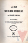 Ley 19.550 Sociedades comerciales