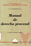 Manual de derecho procesal