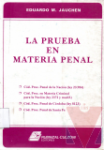 La prueba en materia penal
