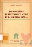 Los conceptos de pretensin y accin en la doctrina actual