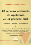El recurso ordinario de apelacin en el proceso civil