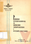 Perodo internacional de derecho aeronutico e interplanetario