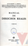 Manual de derechos reales