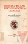 Historia de las recopilaciones de Indias