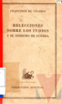 Relecciones sobre los indios