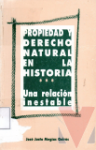 Propiedad y derecho natural en la historia