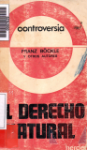 El derecho natural