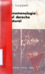 Fenomenologa del derecho natural