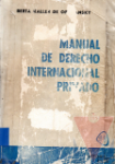 Manual de derecho internacional privado