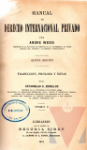 Manual de Derecho Internacional Privado