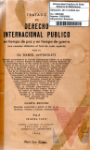 Tratado de Derecho internacional pblico