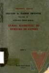 Curso elemental de Derecho de gentes
