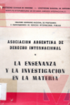 La enseanza y la investigacin en la materia