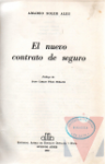 El nuevo contrato de seguro