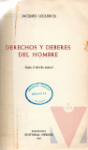 Derechos y deberes del hombre