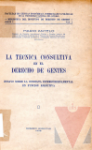 La tcnica consultiva en el derecho de gentes
