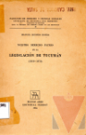 Nuestro derecho patrio en la legislacin de Tucumn