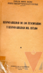 Responsabilidad de los funcionarios y responsabilidad del estado