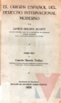 El origen espaol del derecho internacional moderno