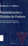 Administracin y divisin de poderes