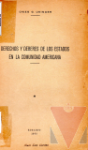 Derechos y deberes de los estados en la comunidad americana