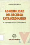 Admisibilidad del recurso extraordinario