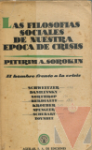 Las flosofias sociales de nuestra epoca de crisis