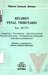 Rgimen Penal Tributario