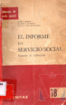 El informe en servicio social