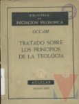 Tratado sobre los principios de la teologa
