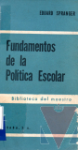 Fundamentos de la poltica escolar