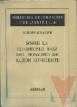 Sobre la cudruple raz del principio de razn suficiente