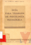 Gua para trabajos de psicologa pedaggica