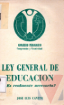 Ley general de educacin