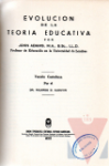 Evolucin de la teora educativa