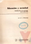 Educacin y sociedad